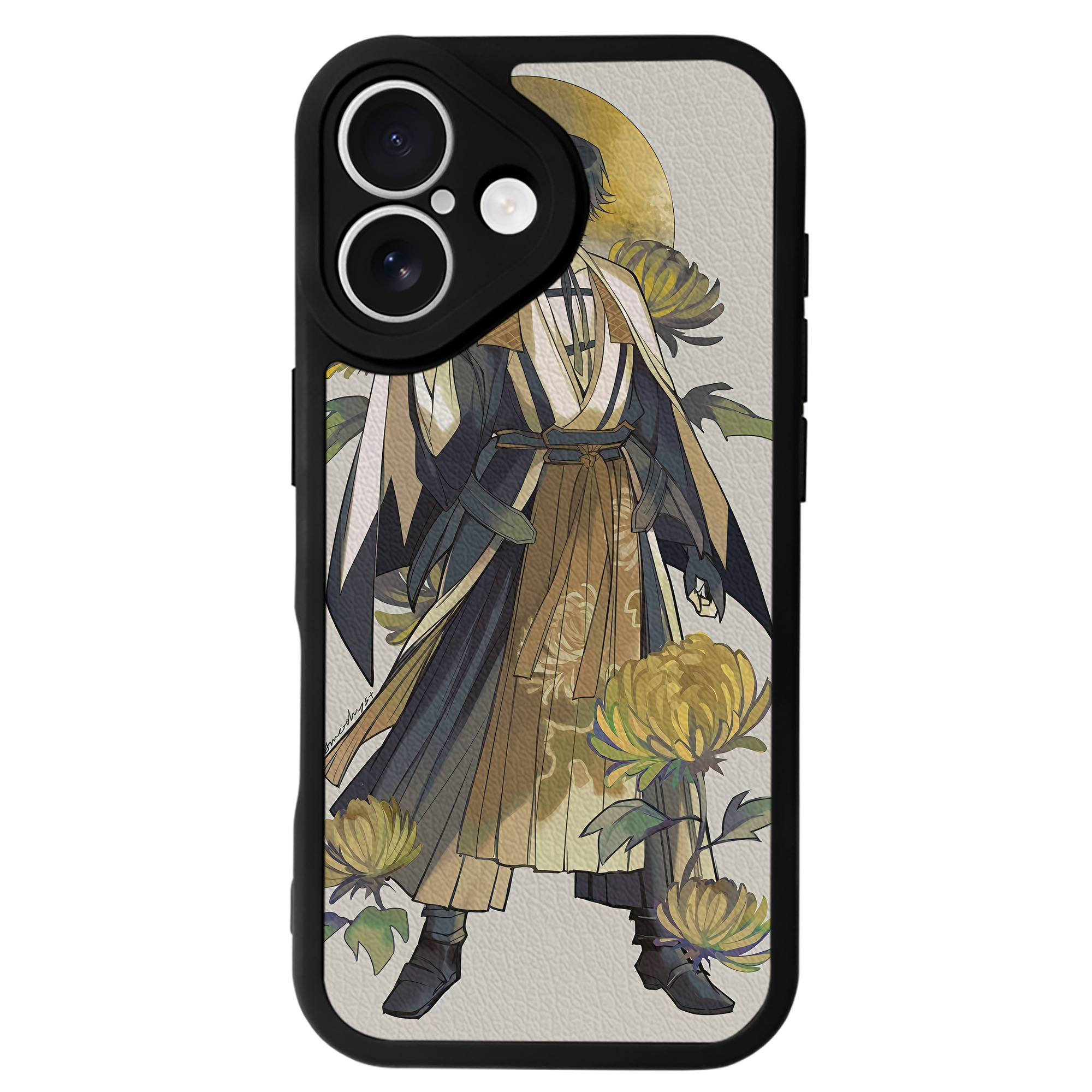 （画像用） 刀剣乱舞 Touken Ranbu 【iPhone 16シリーズ対応】シリコンスマホケース（レザー調） 材質：シリコン